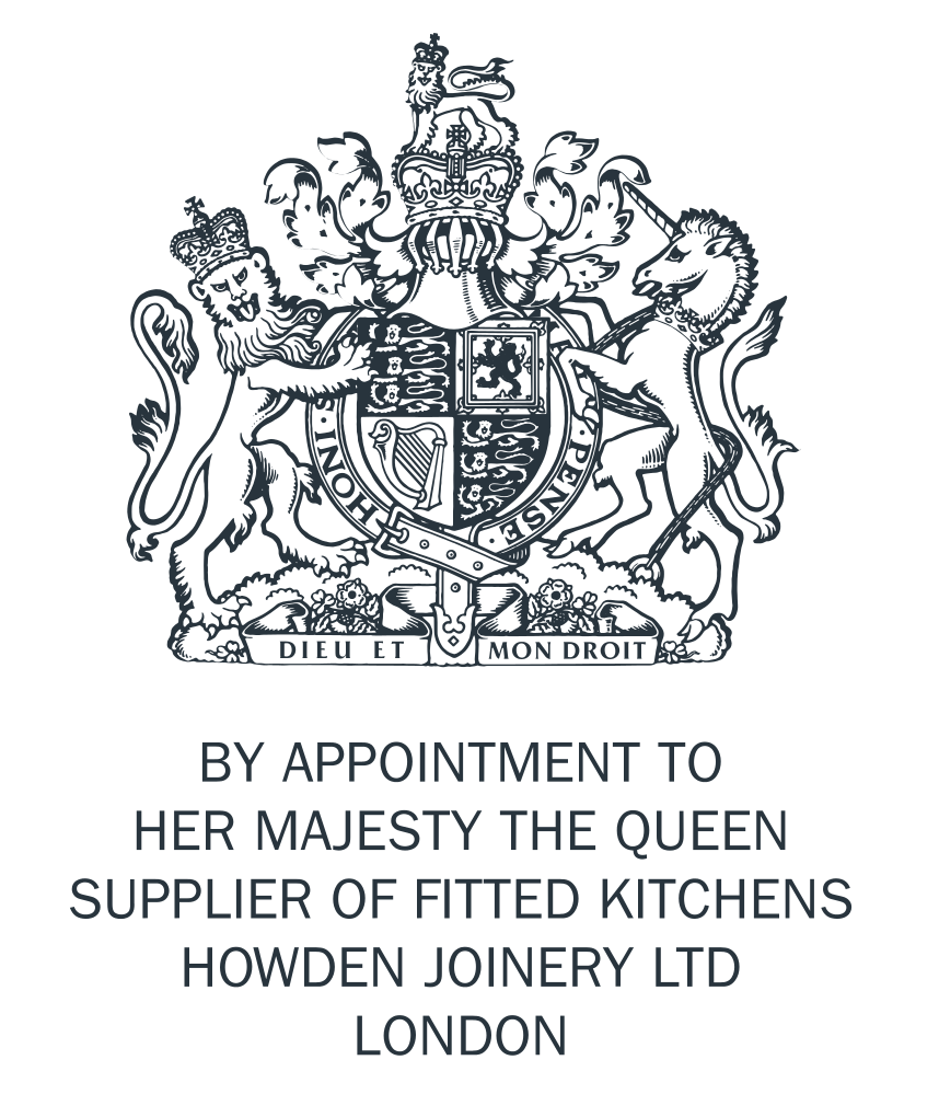 By Appointment to Her Majesty The Queen - Supplier of Fitted Kitchens - Howden Joinery Ltd London
